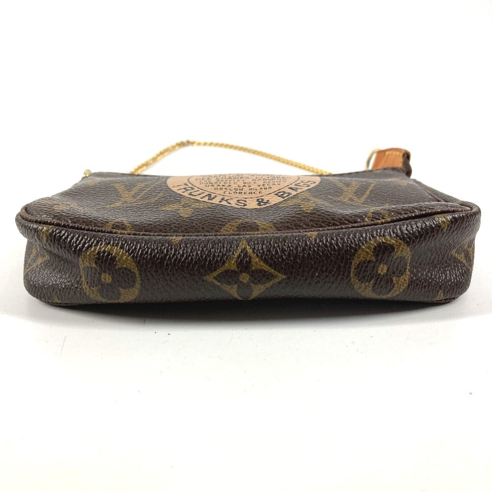 LOUIS VUITTON M60153 モノグラム ミニポシェット アクセソワール T&B チェーンバッグ カバン ポーチ ハンドバッグ モノグラムキャンバス レディース ブラウン