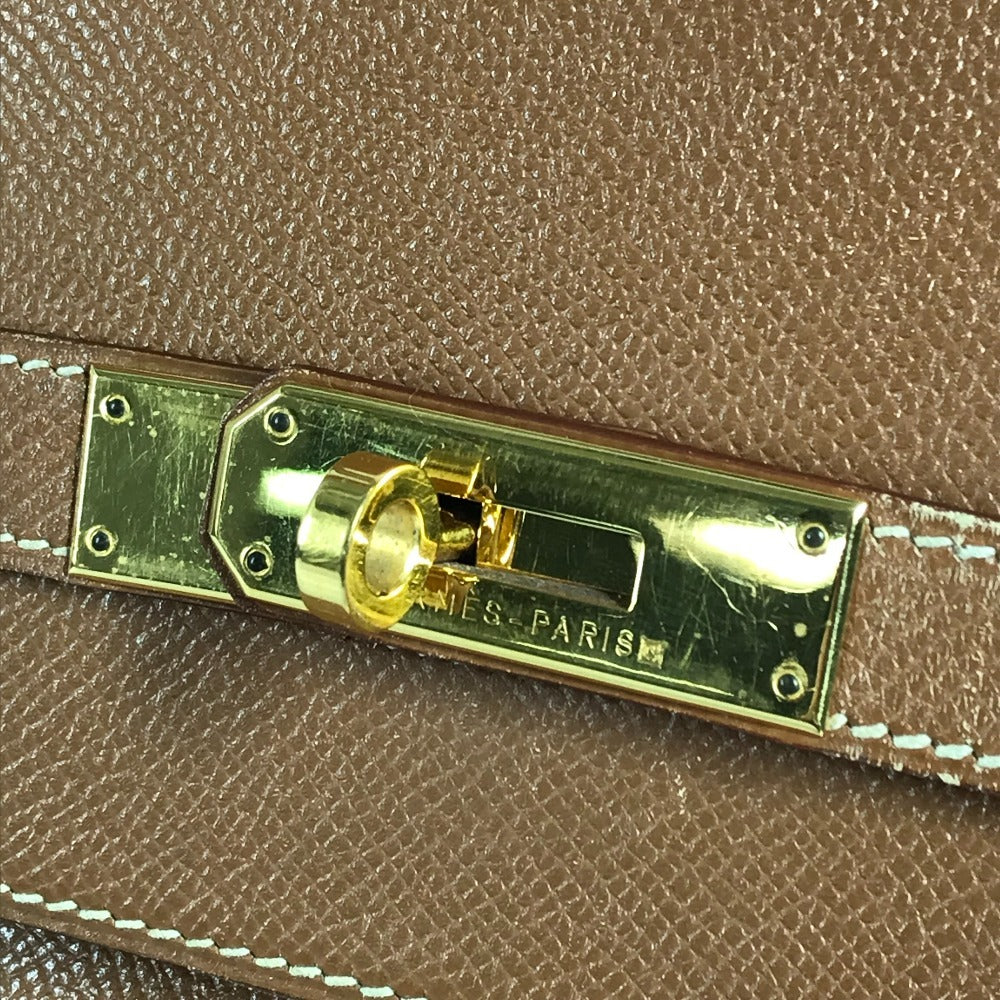 HERMES トートバッグ バーキン40 バーキン 40 カバン ハンドバッグ エプソン ユニセックス ゴールド ブラウン