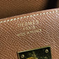 HERMES トートバッグ バーキン40 バーキン 40 カバン ハンドバッグ エプソン ユニセックス ゴールド ブラウン