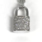 LOUIS VUITTON Q93560 ダイヤモンド パンダンティフ・ロックイットXS ダイヤ アクセサリー ジュエリー 金 K18 18K ネックレス WG750 ユニセックス シルバー