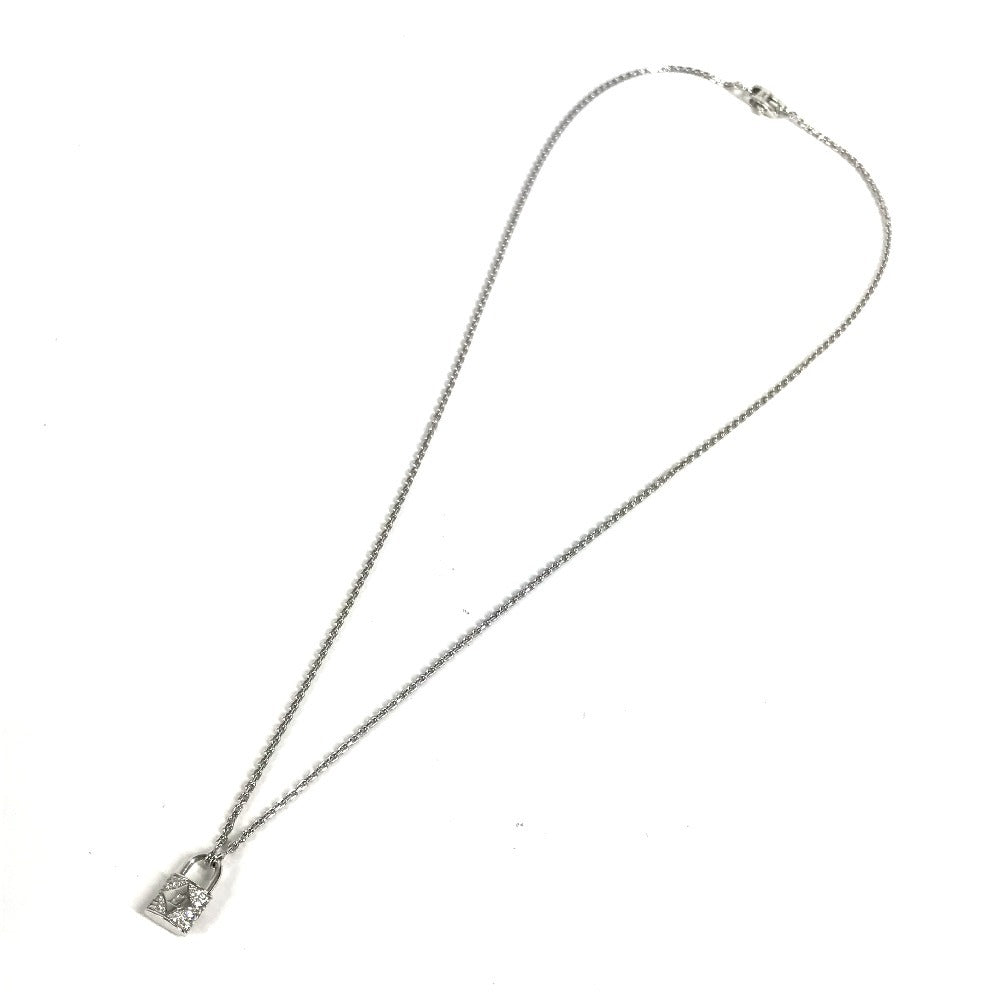 LOUIS VUITTON Q93560 ダイヤモンド パンダンティフ・ロックイットXS ダイヤ アクセサリー ジュエリー 金 K18 18K ネックレス WG750 ユニセックス シルバー