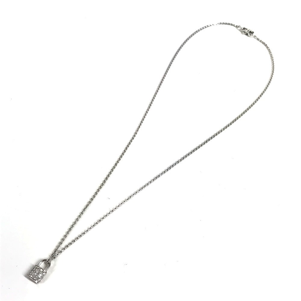 LOUIS VUITTON Q93560 ダイヤモンド パンダンティフ・ロックイットXS ダイヤ アクセサリー ジュエリー 金 K18 18K ネックレス WG750 ユニセックス シルバー