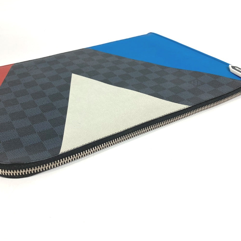 LOUIS VUITTON N41594 アメリカズカップ ダミエグラフィット ポシェット・ジュールGM　 ポーチ カバン セカンドバッグ L字ファスナー クラッチバッグ ダミエグラフィットキャンバス ユニセックス ブラック