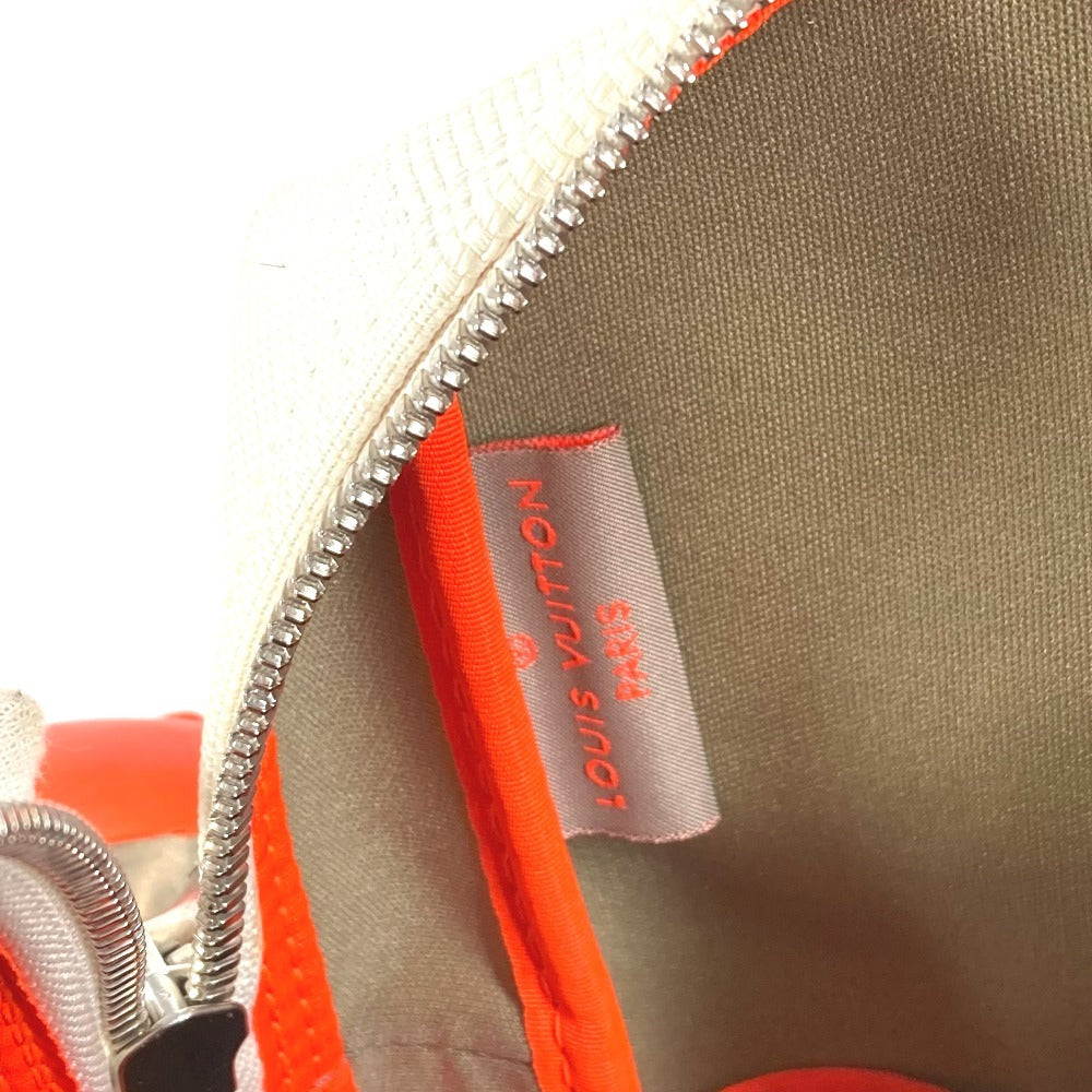 LOUIS VUITTON M80637 Damier Géant Louis Vuitton Cup LVCUP Weatherly Bag Diagonal Pochette Shoulder Bag Damier Géant Canvas Unisex White