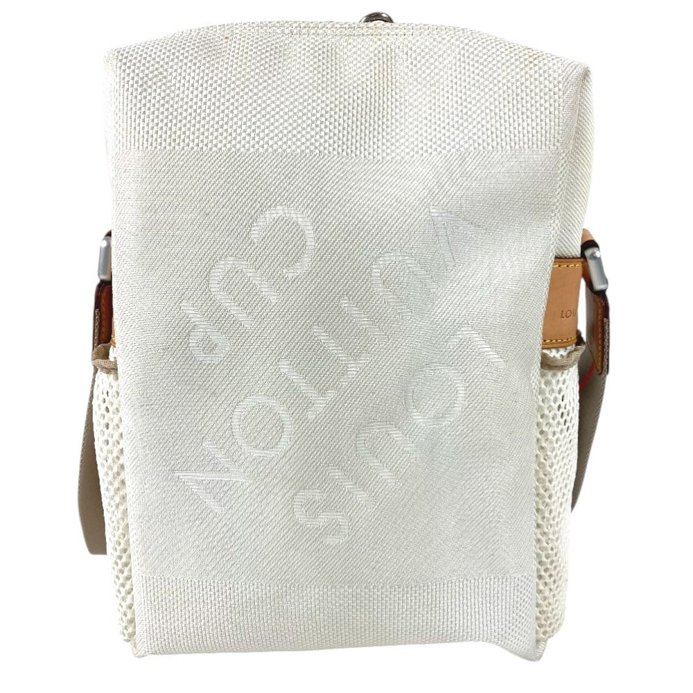 LOUIS VUITTON M80637 Damier Géant Louis Vuitton Cup LVCUP Weatherly Bag Diagonal Pochette Shoulder Bag Damier Géant Canvas Unisex White