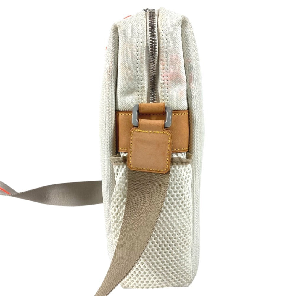 LOUIS VUITTON M80637 Damier Géant Louis Vuitton Cup LVCUP Weatherly Bag Diagonal Pochette Shoulder Bag Damier Géant Canvas Unisex White