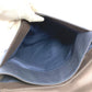 Salvatore Ferragamo Logo Messenger Bag, Flap Shoulder Bag, Canvas/Leather, Unisex, Navy