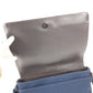 Salvatore Ferragamo Logo Messenger Bag, Flap Shoulder Bag, Canvas/Leather, Unisex, Navy