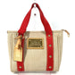 LOUIS VUITTON M40038 Antigua Cabas PM Cabas PM Tote Bag Handbag Cotton Women's Beige