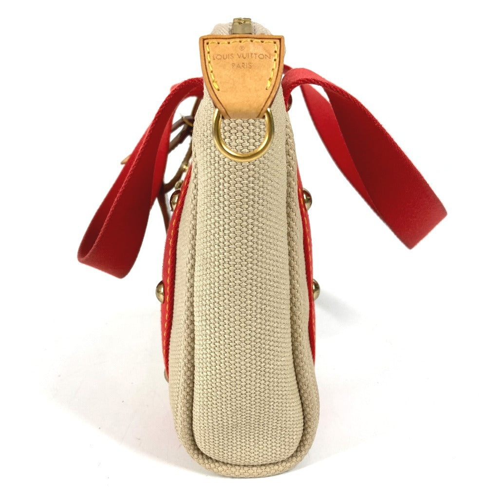 LOUIS VUITTON M40038 Antigua Cabas PM Cabas PM Tote Bag Handbag Cotton Women's Beige