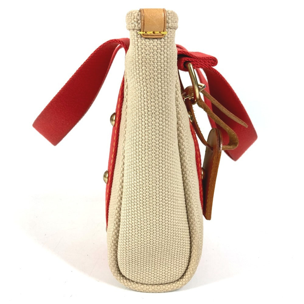 LOUIS VUITTON M40038 Antigua Cabas PM Cabas PM Tote Bag Handbag Cotton Women's Beige