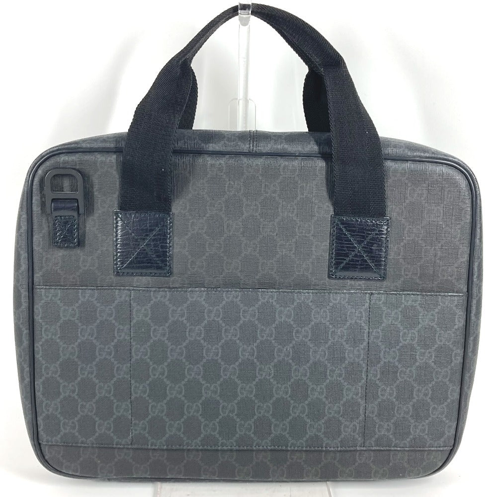GUCCI 169934 GG Supreme Logo PC Case Business Bag Tote Bag Handbag GG Supreme Canvas Unisex Black