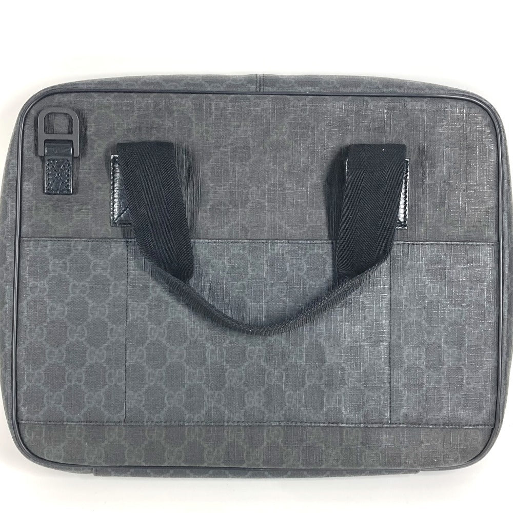 GUCCI 169934 GG Supreme Logo PC Case Business Bag Tote Bag Handbag GG Supreme Canvas Unisex Black
