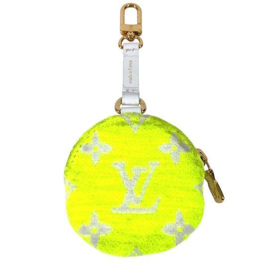 LOUIS VUITTON M20752 モノグラム LV マッチ エリプス BB チャームのみ バッグチャーム キーホルダー キャンバス/レザー レディース イエロー