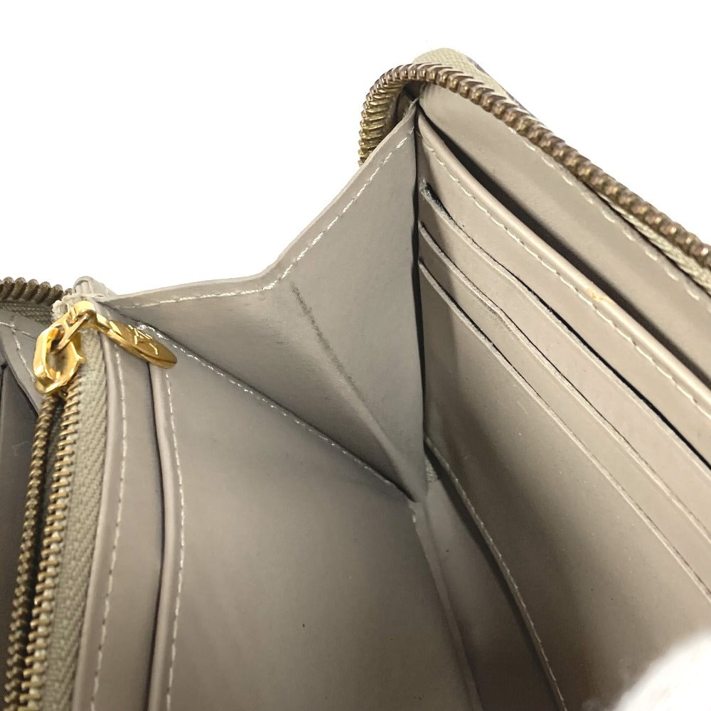 LOUIS VUITTON M93028 Suhali Zippy Wallet Long Wallet Round Zipper Suhali Leather Unisex Véronne Grey
