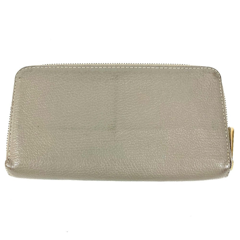 LOUIS VUITTON M93028 Suhali Zippy Wallet Long Wallet Round Zipper Suhali Leather Unisex Véronne Grey