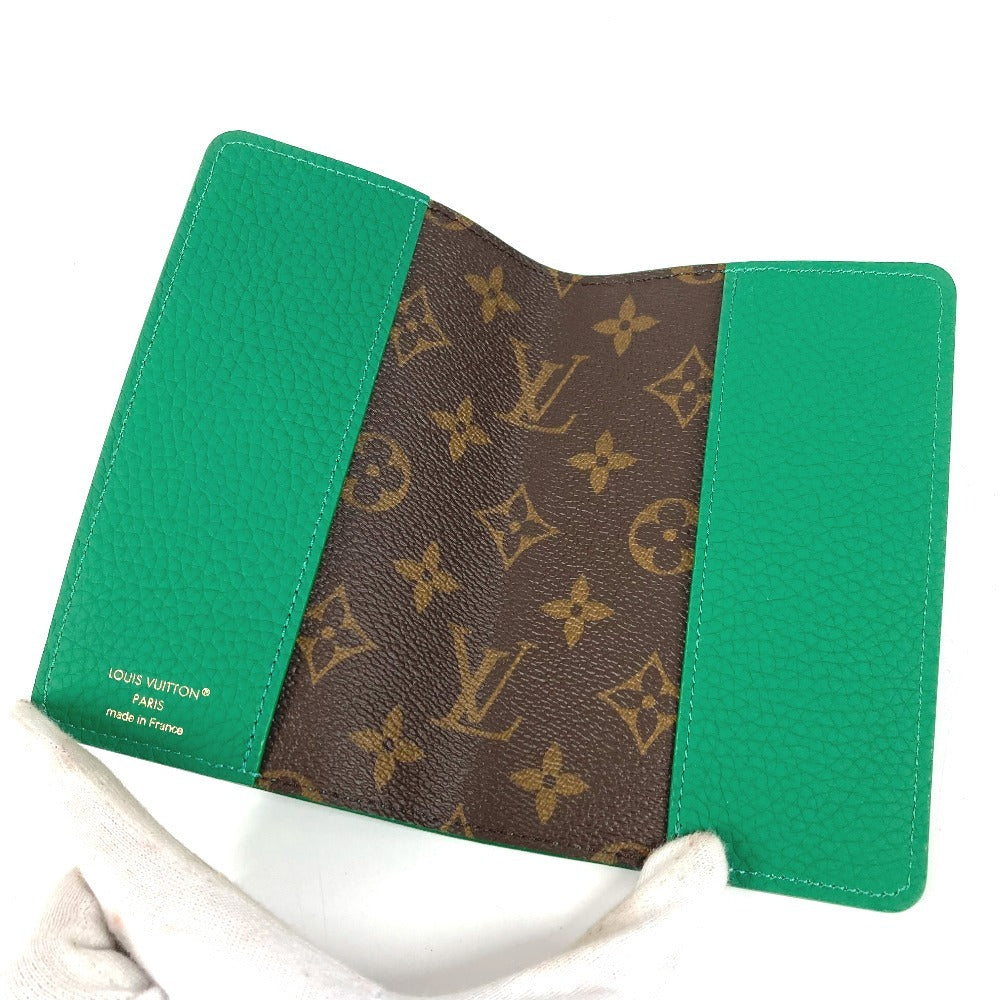 LOUIS VUITTON GI1084 Monogram Taurillon Notebook Cover PM - Emily เครื่องเขียน ปกหนังสือ ปกสมุด ปกสมุดโน้ต หนัง Taurillon สีเขียว ไม่จำกัดเพศ