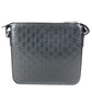 GUCCI 406410 GGエンボス グッチシマ ロゴ カバン 斜め掛け ポシェット ショルダーバッグ シマレザー ユニセックス ブラック