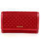 PRADA 1M1437 ショルダーバッグ ショルダーウォレット ロゴ キルティング ロングウォレット ウォレットバッグ 長財布 ナイロン ユニセックス レッド
