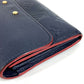 LOUIS VUITTON M62127 Monogram Empreinte Portefeuille Pont-Neuf Long Wallet Flap Long Wallet Monogram Empreinte Leather Unisex Marine Rouge Navy