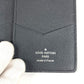 LOUIS VUITTON M81784 Monogram Eclipse Room With A View Organizer de Poche Card Holder Pass Case Bi-fold Card Case Monogram Eclipse Canvas Unisex Black