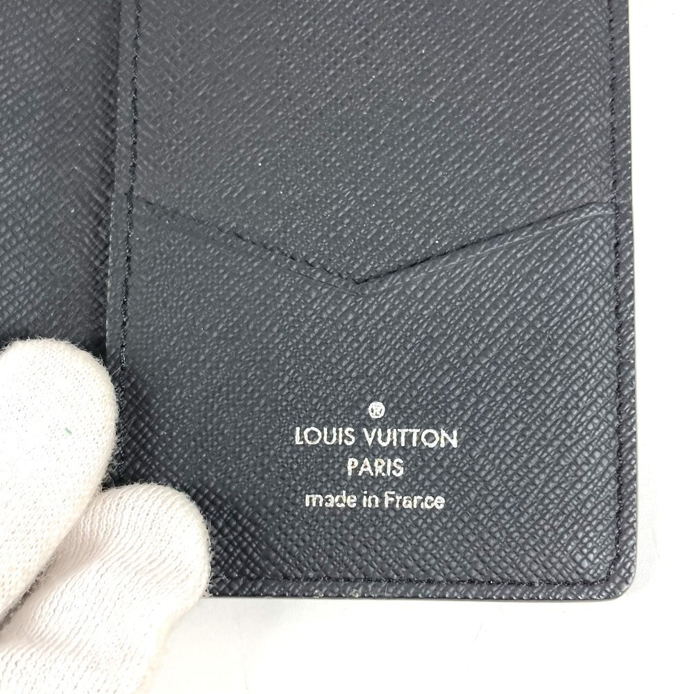 LOUIS VUITTON M81784 Monogram Eclipse Room With A View Organizer de Poche Card Holder Pass Case Bi-fold Card Case Monogram Eclipse Canvas Unisex Black