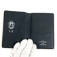 LOUIS VUITTON M81784 Monogram Eclipse Room With A View Organizer de Poche Card Holder Pass Case Bi-fold Card Case Monogram Eclipse Canvas Unisex Black
