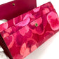 LOUIS VUITTON M90022 Monogram Ikat Flower Portefeuille Sarah Long Wallet Flap Floral Long Wallet Enamel Unisex Rose Indien Pink