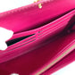 LOUIS VUITTON M90022 Monogram Ikat Flower Portefeuille Sarah Long Wallet Flap Floral Long Wallet Enamel Unisex Rose Indien Pink