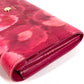 LOUIS VUITTON M90022 Monogram Ikat Flower Portefeuille Sarah Long Wallet Flap Floral Long Wallet Enamel Unisex Rose Indien Pink