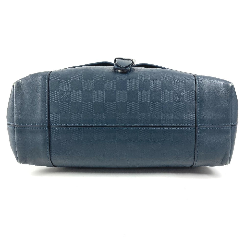 LOUIS VUITTON N41483 ダミエアンフィニ ロフト トートバッグ 2WAYバッグ ハンドバッグ 斜め掛け ショルダーバッグ ダミエアンフィニレザー ユニセックス コスモス ネイビー