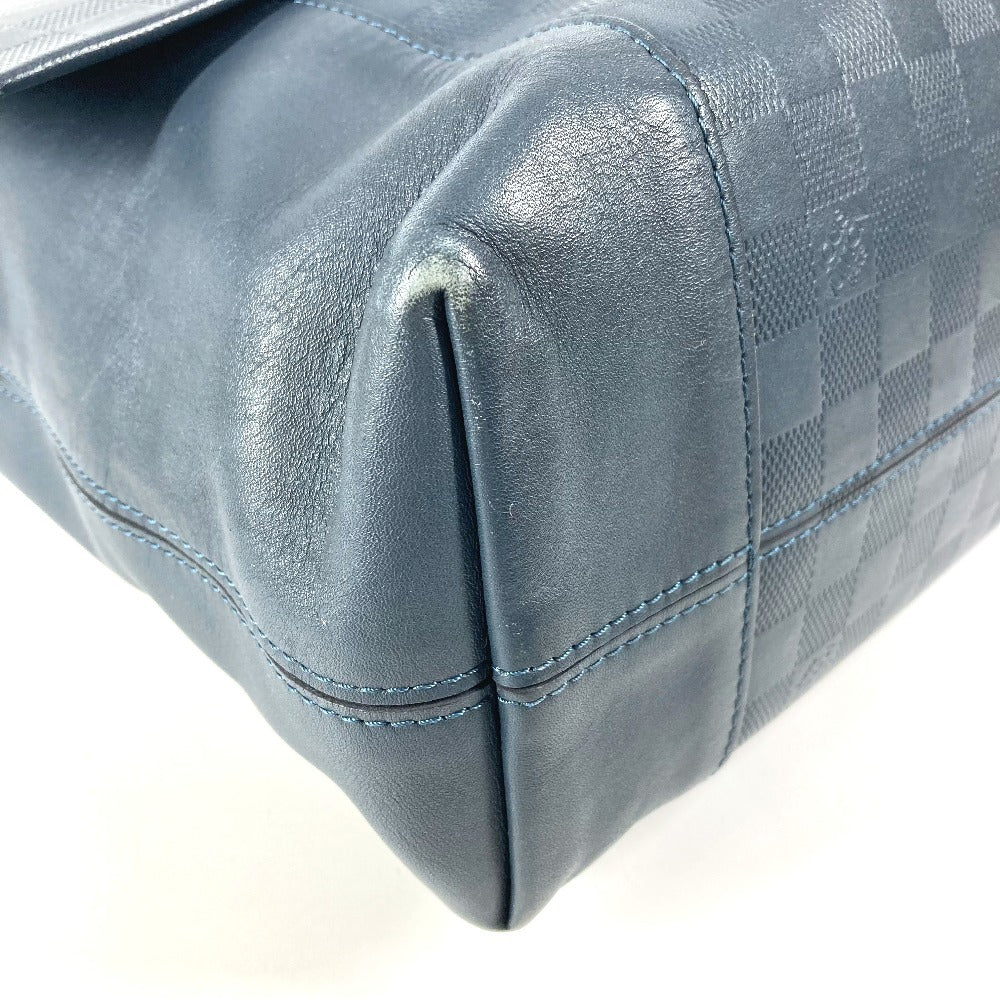 LOUIS VUITTON N41483 ダミエアンフィニ ロフト トートバッグ 2WAYバッグ ハンドバッグ 斜め掛け ショルダーバッグ ダミエアンフィニレザー ユニセックス コスモス ネイビー