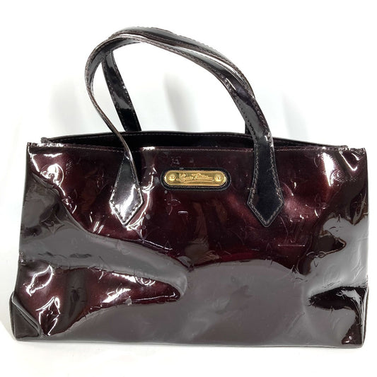 LOUIS VUITTON M93641 モノグラムヴェルニ ウィルシャー PM ウィルシャーPM トートバッグ カバン ハンドバッグ モノグラムヴェルニキャンバス レディース アマラント パープル