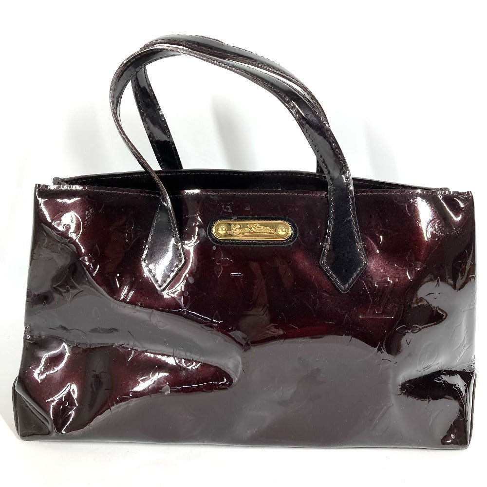 LOUIS VUITTON M93641 モノグラムヴェルニ ウィルシャー PM ウィルシャーPM トートバッグ カバン ハンドバッグ モノグラムヴェルニキャンバス レディース アマラント パープル