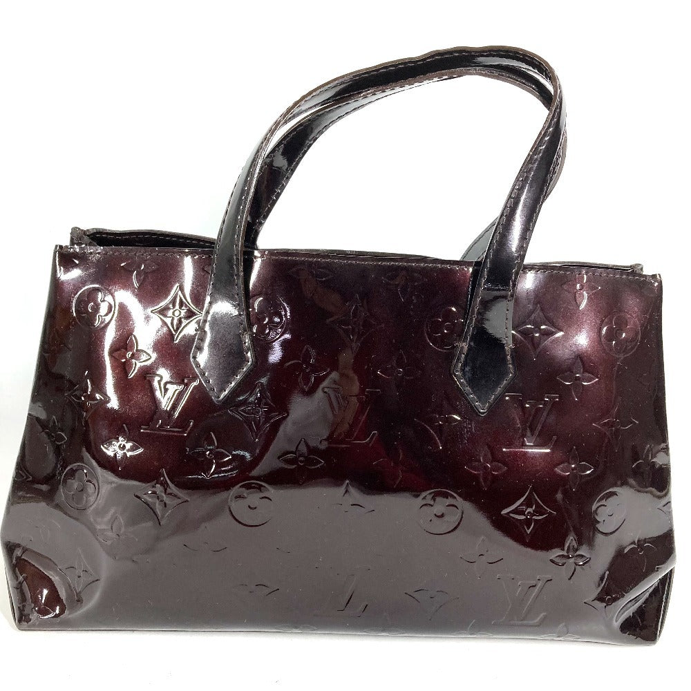 LOUIS VUITTON M93641 モノグラムヴェルニ ウィルシャー PM ウィルシャーPM トートバッグ カバン ハンドバッグ モノグラムヴェルニキャンバス レディース アマラント パープル
