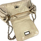 CHANEL イーストウエスト CC ココマーク ロゴ キルティング マトラッセ 2.55金具 カバン 肩掛け Wチェーン チェーンバッグ ショルダーバッグ レザー ユニセックス ベージュ
