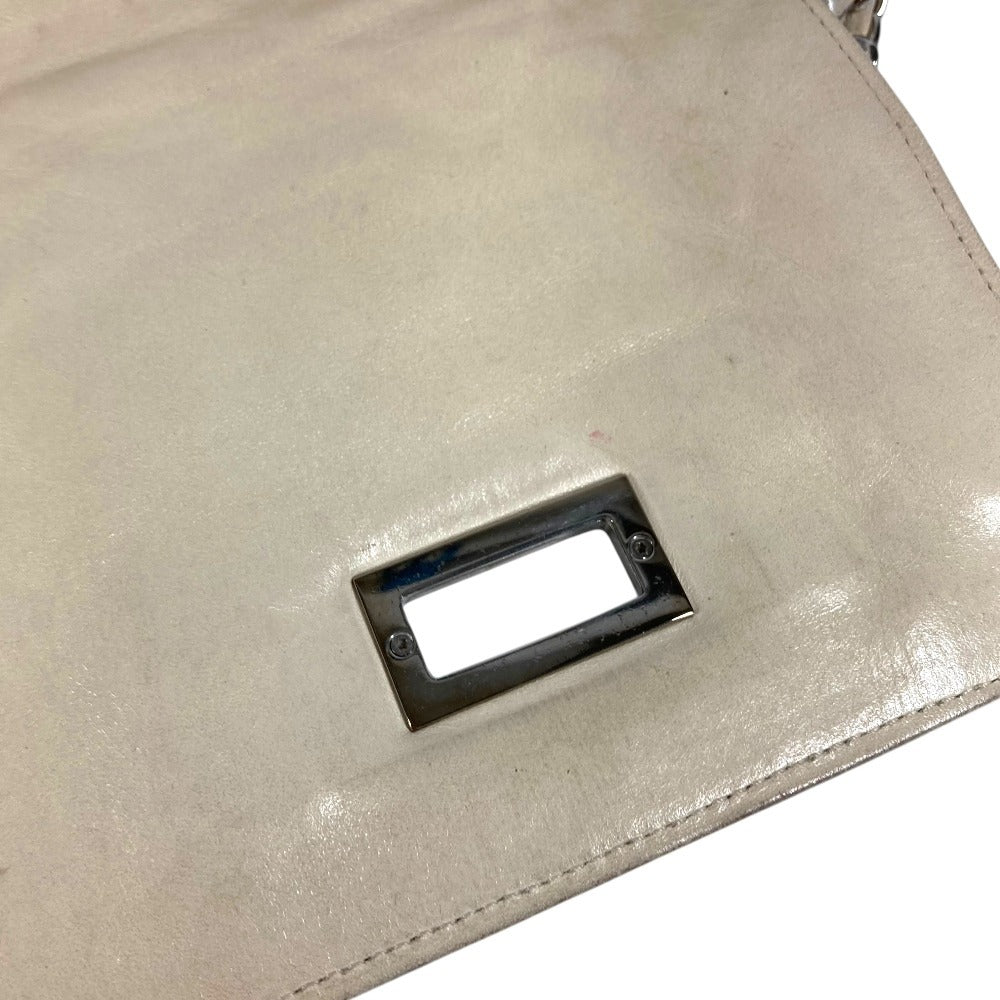 CHANEL イーストウエスト CC ココマーク ロゴ キルティング マトラッセ 2.55金具 カバン 肩掛け Wチェーン チェーンバッグ ショルダーバッグ レザー ユニセックス ベージュ