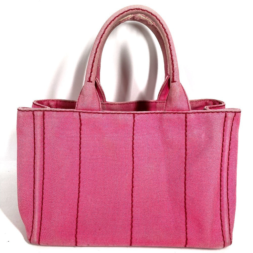 PRADA Logo Canapa MINI Mini Bag Crossbody Tote Handbag Shoulder Bag Canvas Unisex Pink