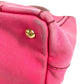PRADA Logo Canapa MINI Mini Bag Crossbody Tote Handbag Shoulder Bag Canvas Unisex Pink