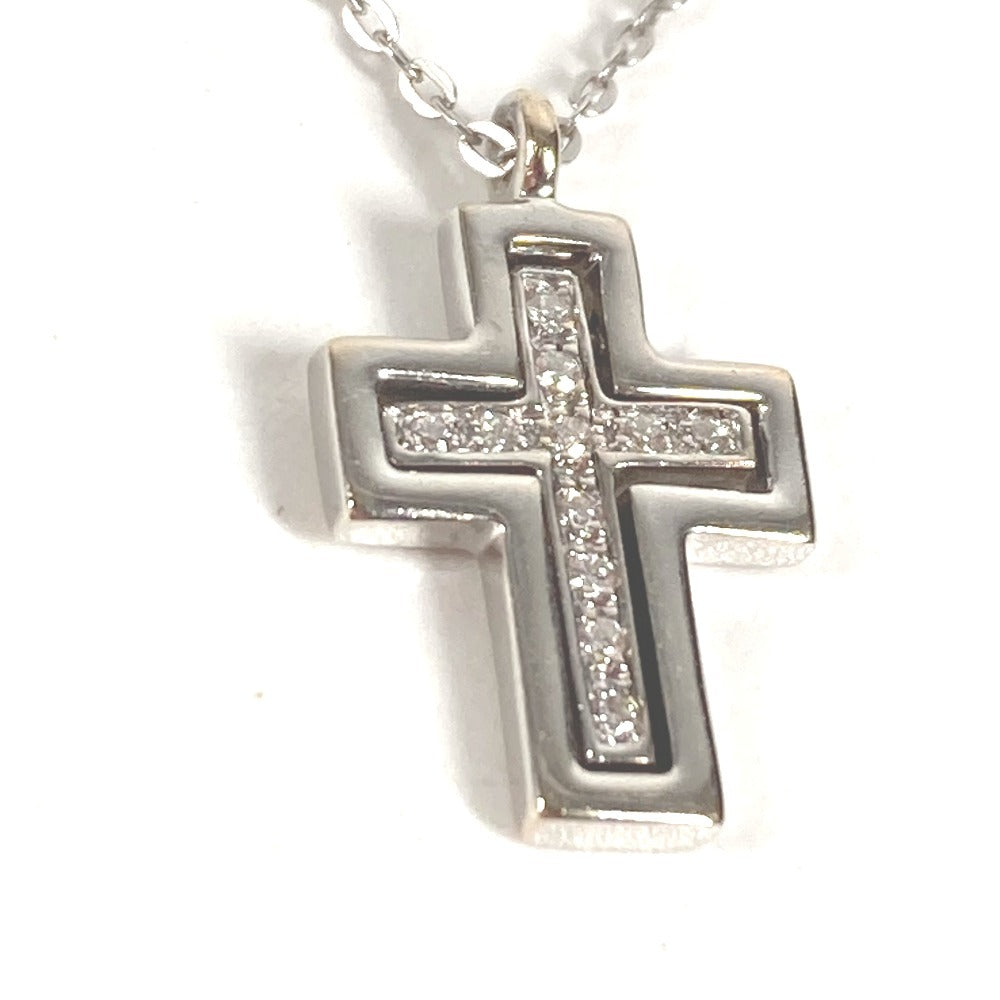 Damiani K18 金 18K ベルエポック ネックレス XXS ダイヤモンド ダイヤ アクセサリー チェーン ネックレス WG750 ユニセックス シルバー