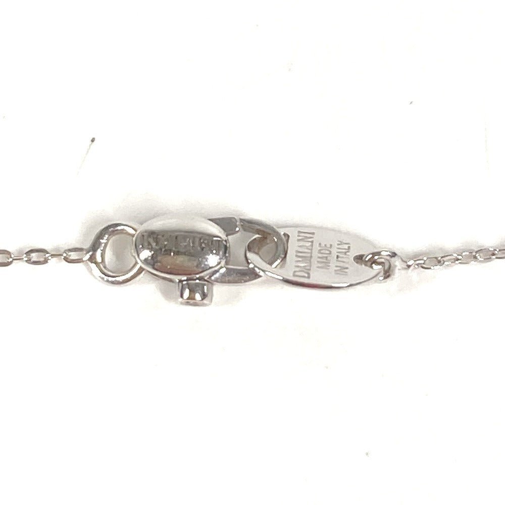 Damiani K18 金 18K ベルエポック ネックレス XXS ダイヤモンド ダイヤ アクセサリー チェーン ネックレス WG750 ユニセックス シルバー