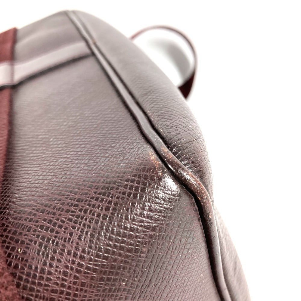 LOUIS VUITTON M30156 Taiga Reporter PM Reporter PM Bag Crossbody Double Zipper Shoulder Bag Taiga Leather Unisex Acajou Purple