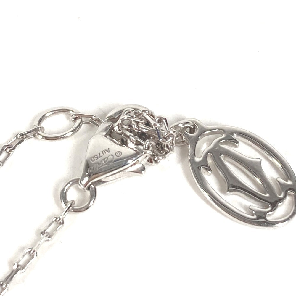 CARTIER K18 Gold 18K Damour Necklace XS Damour Necklace XS Accessory Chain Necklace Au750 Unisex Silver
