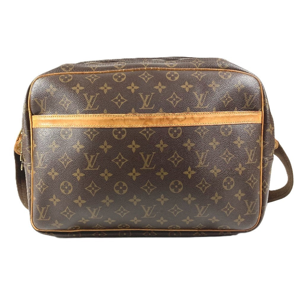 LOUIS VUITTON M45252 Monogram Reporter GM Bag, Crossbody Pochette Shoulder Bag, Monogram Canvas, Unisex, Brown