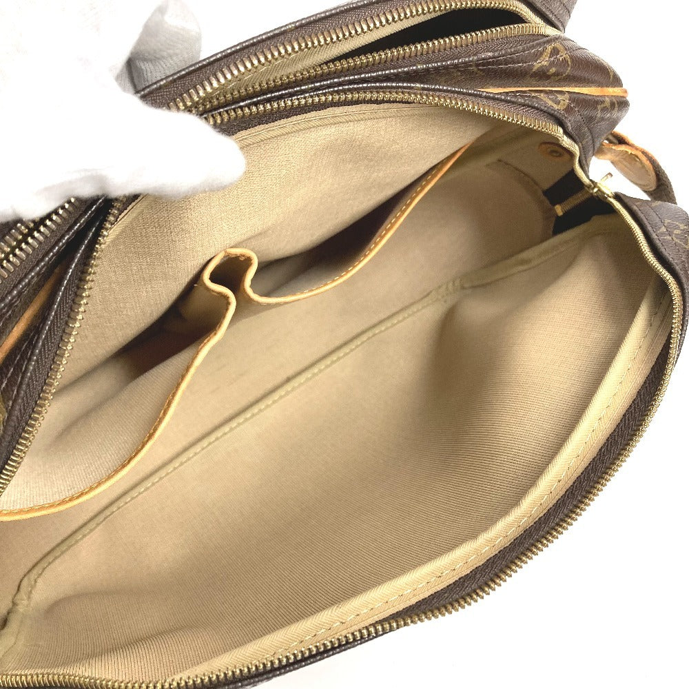 LOUIS VUITTON M45252 Monogram Reporter GM Bag, Crossbody Pochette Shoulder Bag, Monogram Canvas, Unisex, Brown