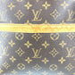 LOUIS VUITTON M45252 Monogram Reporter GM Bag, Crossbody Pochette Shoulder Bag, Monogram Canvas, Unisex, Brown