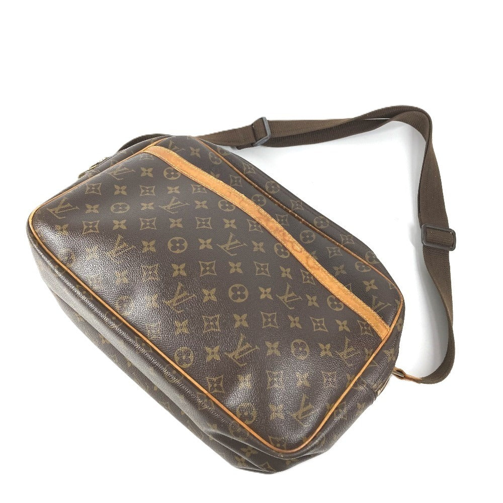 LOUIS VUITTON M45252 Monogram Reporter GM Bag, Crossbody Pochette Shoulder Bag, Monogram Canvas, Unisex, Brown