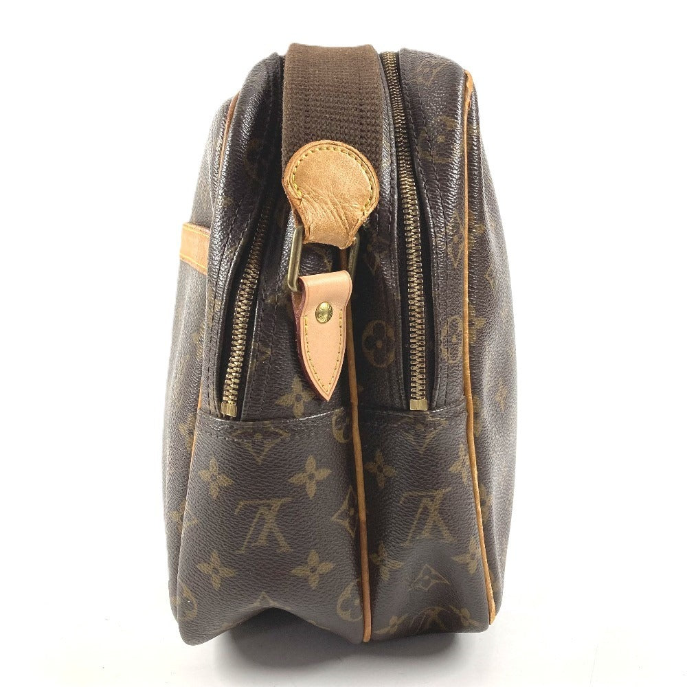 LOUIS VUITTON M45252 Monogram Reporter GM Bag, Crossbody Pochette Shoulder Bag, Monogram Canvas, Unisex, Brown