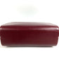 CARTIER Must-Line Logo 2-Way Bag Tote Bag Handbag Business Bag Leather Unisex Wine Red