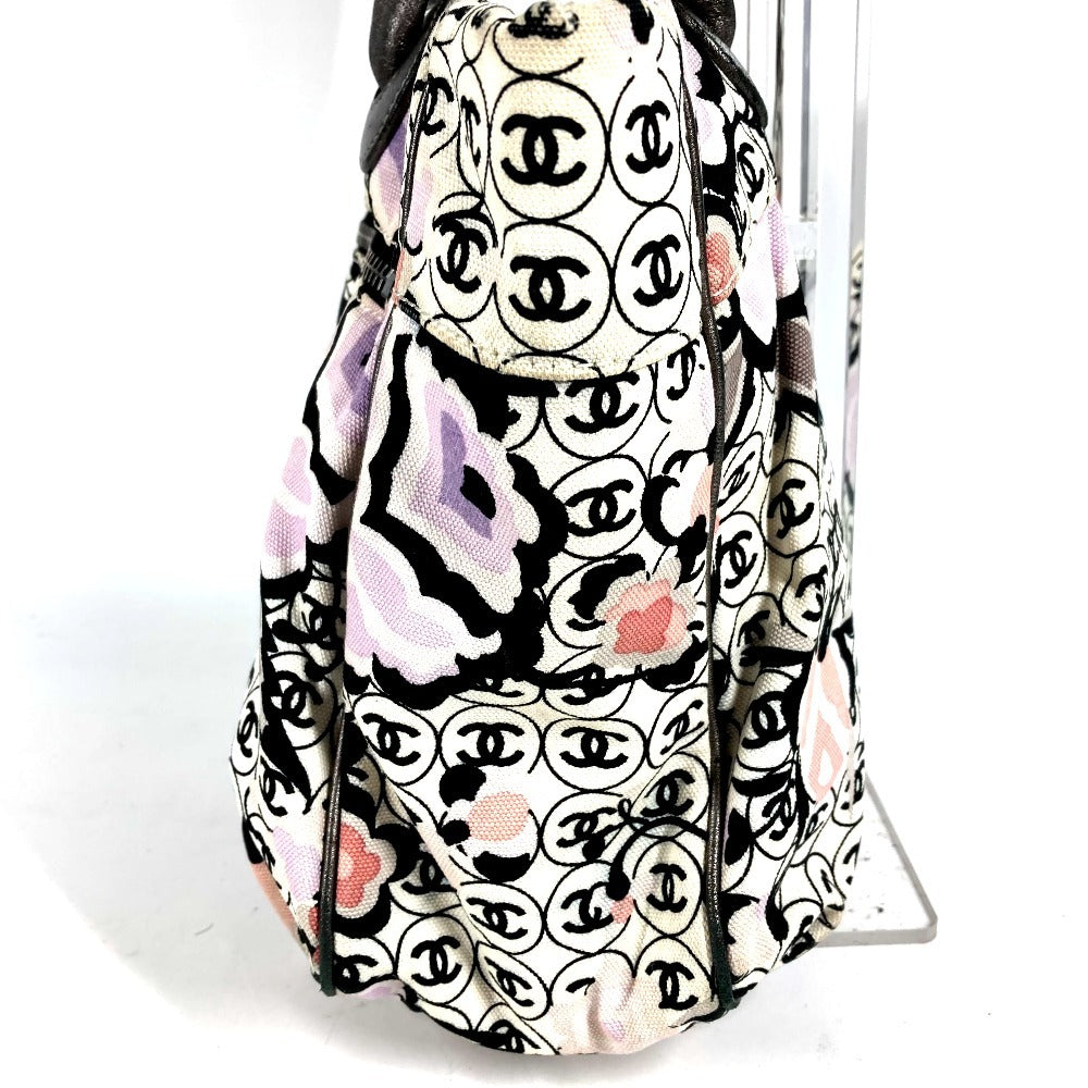 CHANEL Vintage Logo CC Coco Mark All-Over Print Bag Shoulder Tote Bag Shoulder Bag Leather/Canvas Unisex Multi-color